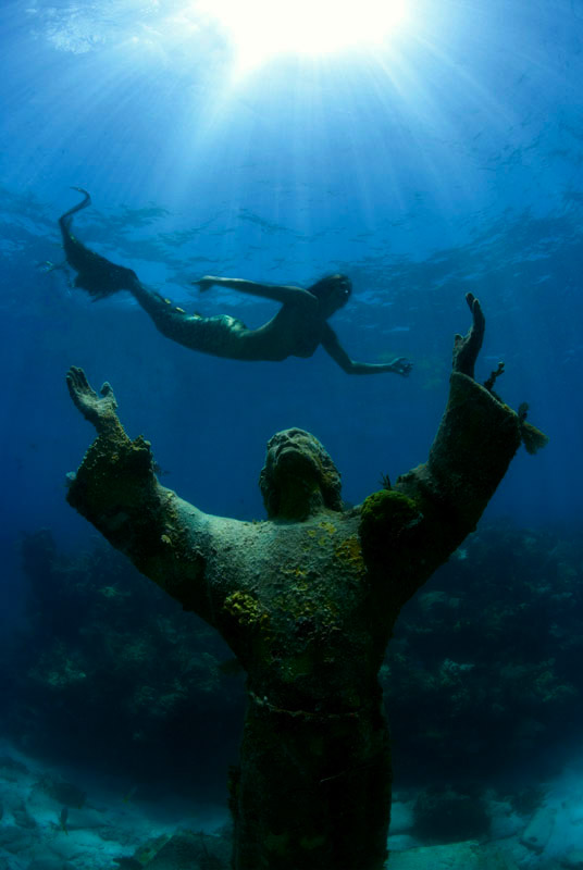 Mermaid and Christ of the Deep