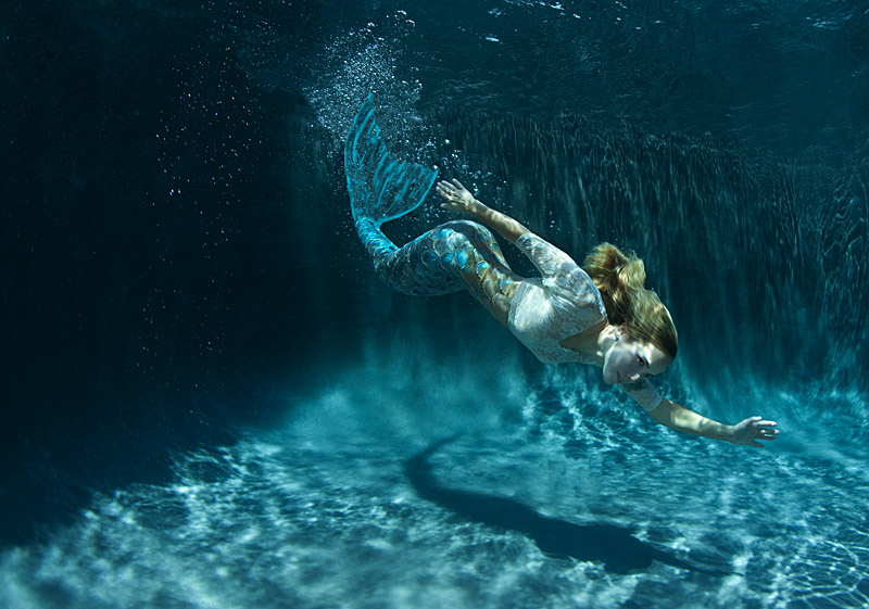 Mermaids in Refurbished Tank/Pool