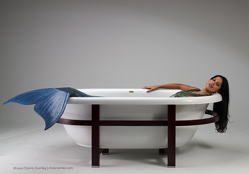 Bathtub Mermaid Indoors