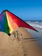  Kite Flying children on the Beach; Sandbridge Beach, Virginia Beach, VA 