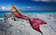 Mermaid On A Rock - Cancun, Mexico 