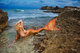 Cancun Mexico Rocks Goldfish Mermaid 