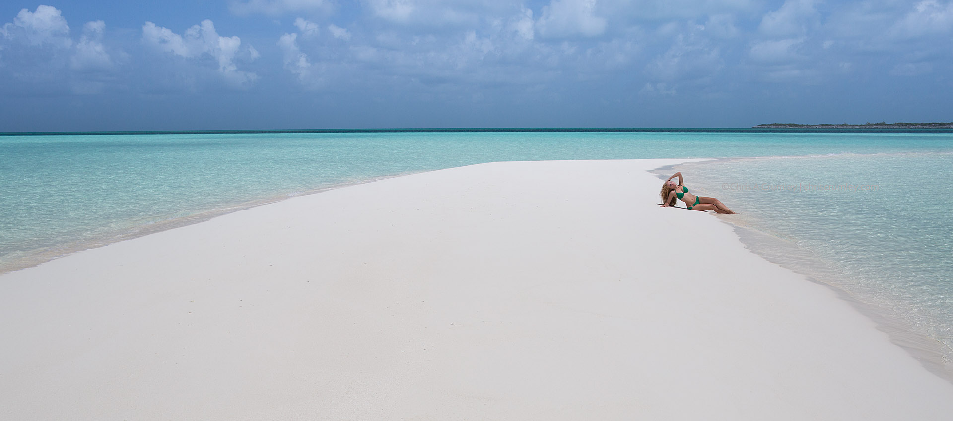 Sandbar at Saddle Cay, Exuma Cays, Bahamas Islands