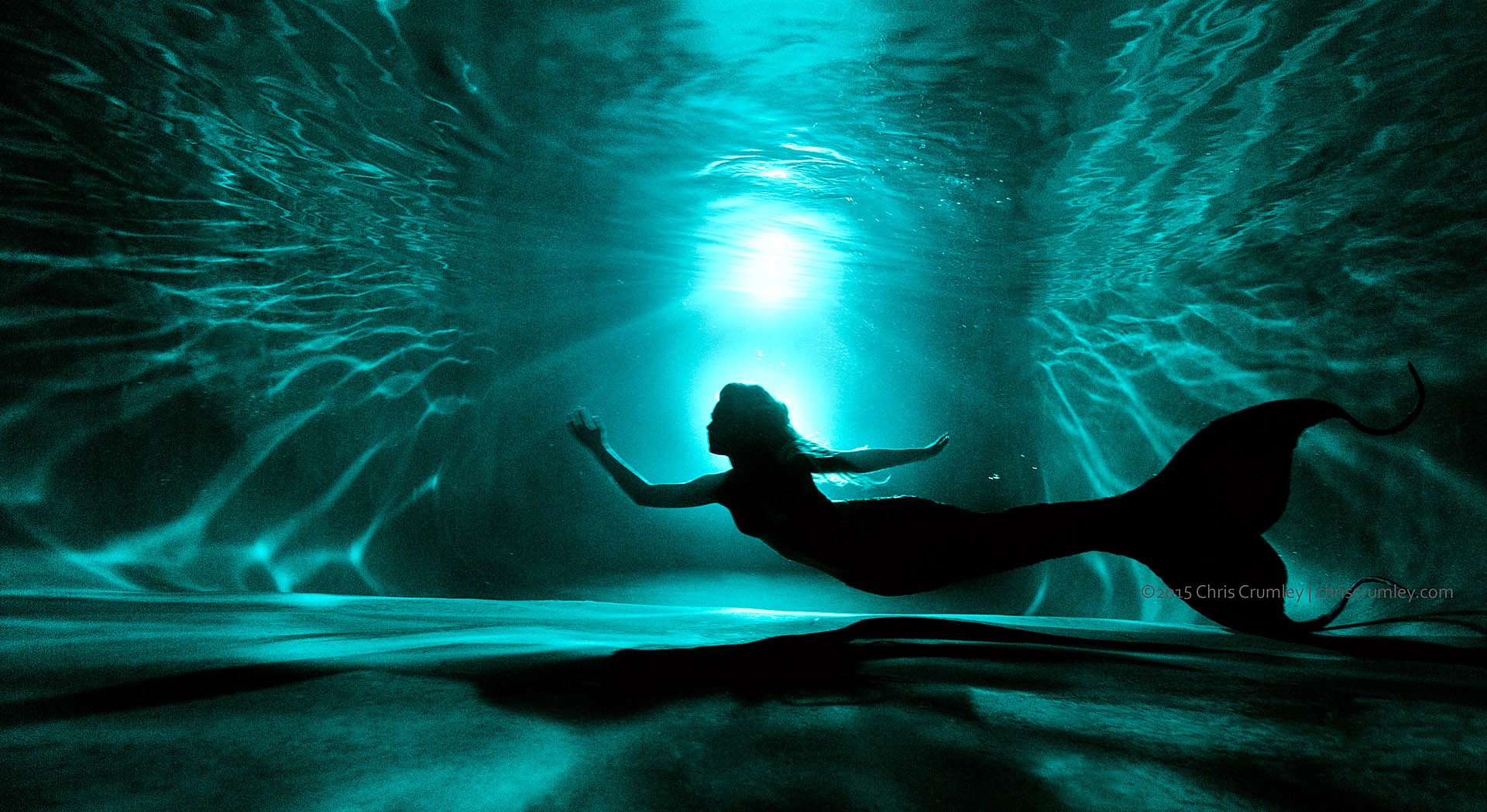 Creative Underwater Night Silhouettes