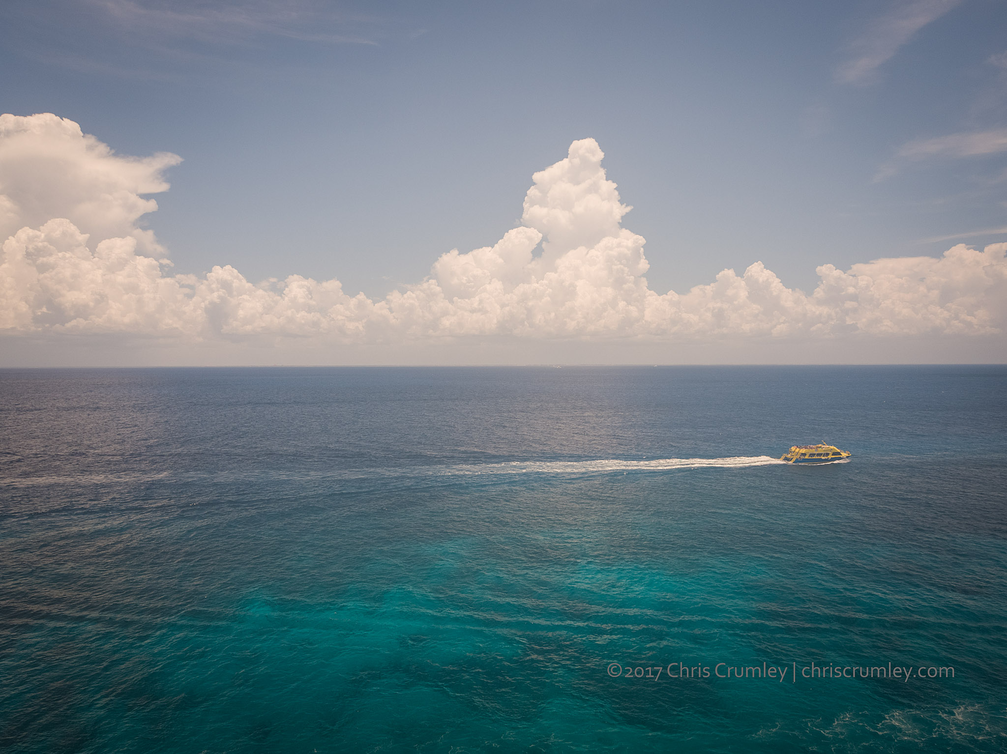 A Ferry in Cozumel, Mexico